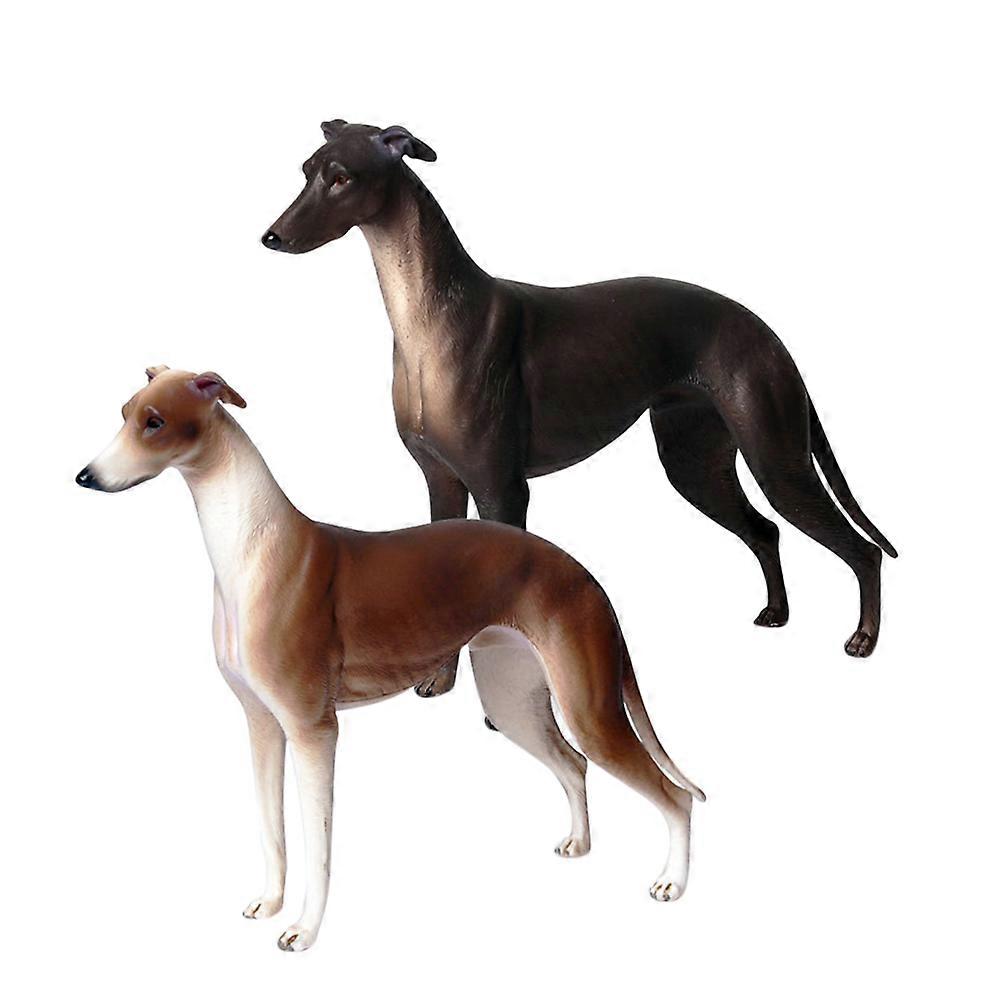 Realistic Toy for Kids Playing Vivid Plastic Animal Figure Toy Assorted Color 2PCS