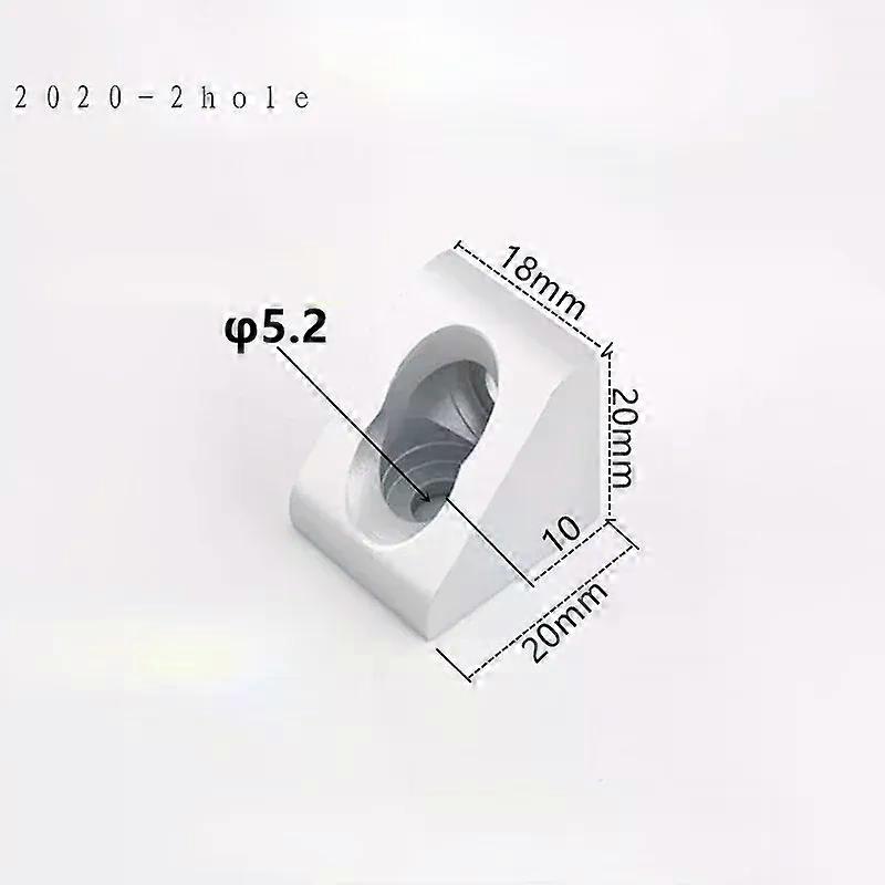 Aluminum Extrusion Corner Fitting Angle Code Vertical Straight Corner Fitting 3030404045456060808090901001