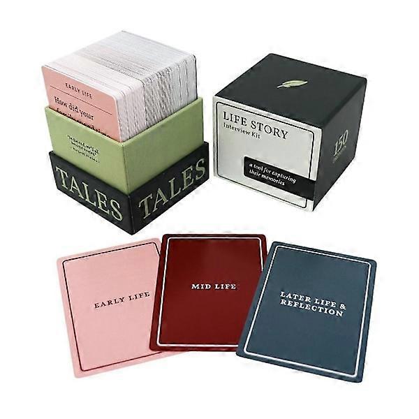 150 Life Story Interview Card Family Conversation Card