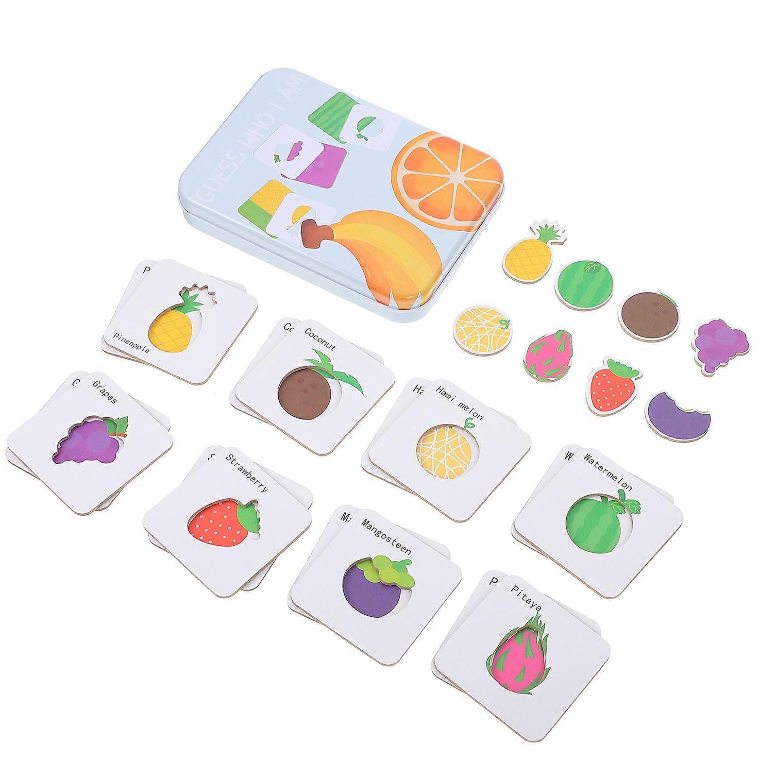 Puzzle Matching Game For Kids Toy 16.8X12CM Assorted Color Spatial Awareness Development 1 Set