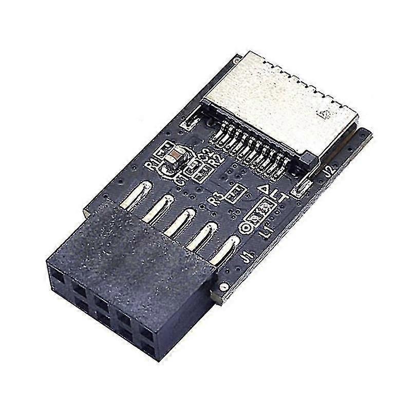 Motherboard Usb2.0 9pin To Type-c A-key Front Connector Converter Usb3.2 Type-e Interface Header Ad