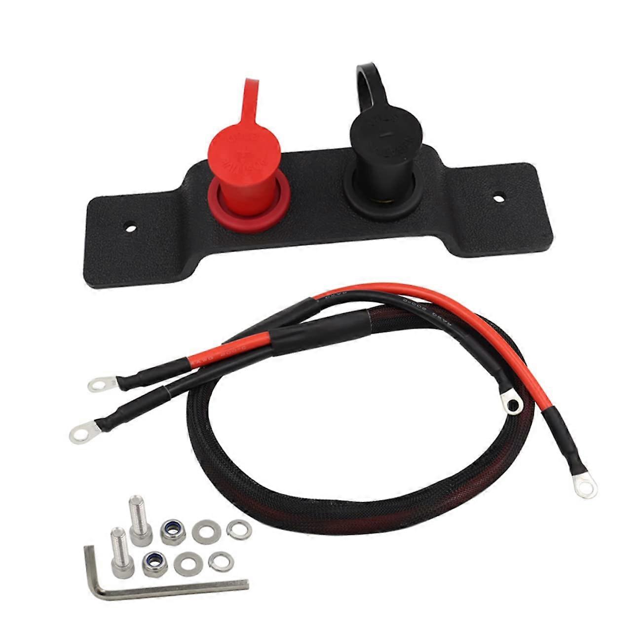 Waterproof  Voltage Battery Jump Cable with Remote Control for UTV and ATV, Featuring Copper Core Sockets and Large Size