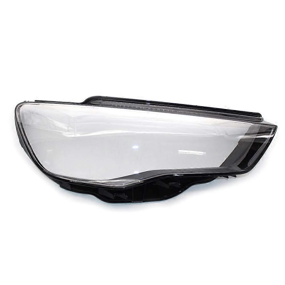 Right Side Front Headlight Transparent Lens PC Shell Lamp Cover Replacement For A3 2013-2016, Clear