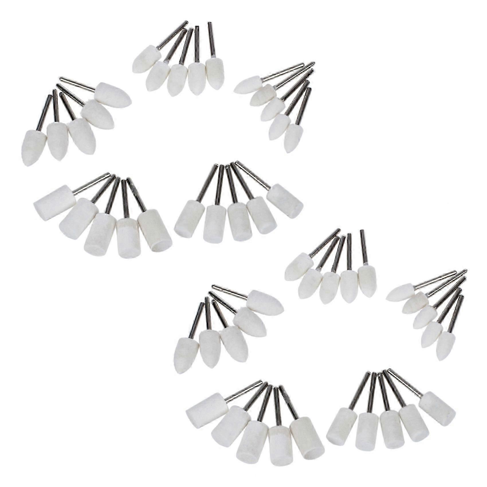 50Pcs Felt Polishing Buffing Pad Head Set Rotary Tools for Accessories