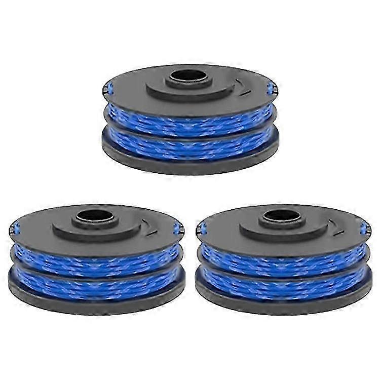 3 stk RAC123 gressklipper Line Spole Kompatibel For Ryobi RLT6030 / RLT5127 / RLT5027 / RLT4125 / RLT4027 Gresstrimmer Erstatning P