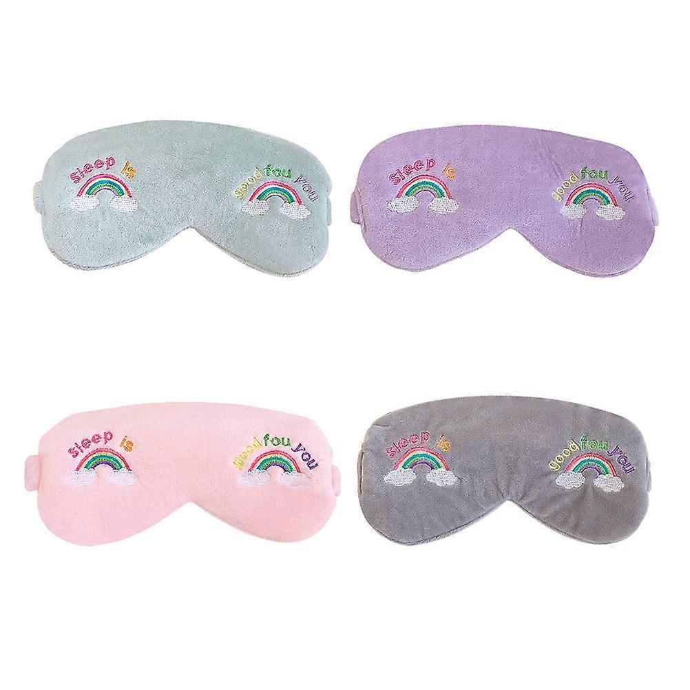 Assorted Mask For Girls 4Pcs Multi-Function Light Blocking Sleep Aid For Home Travel