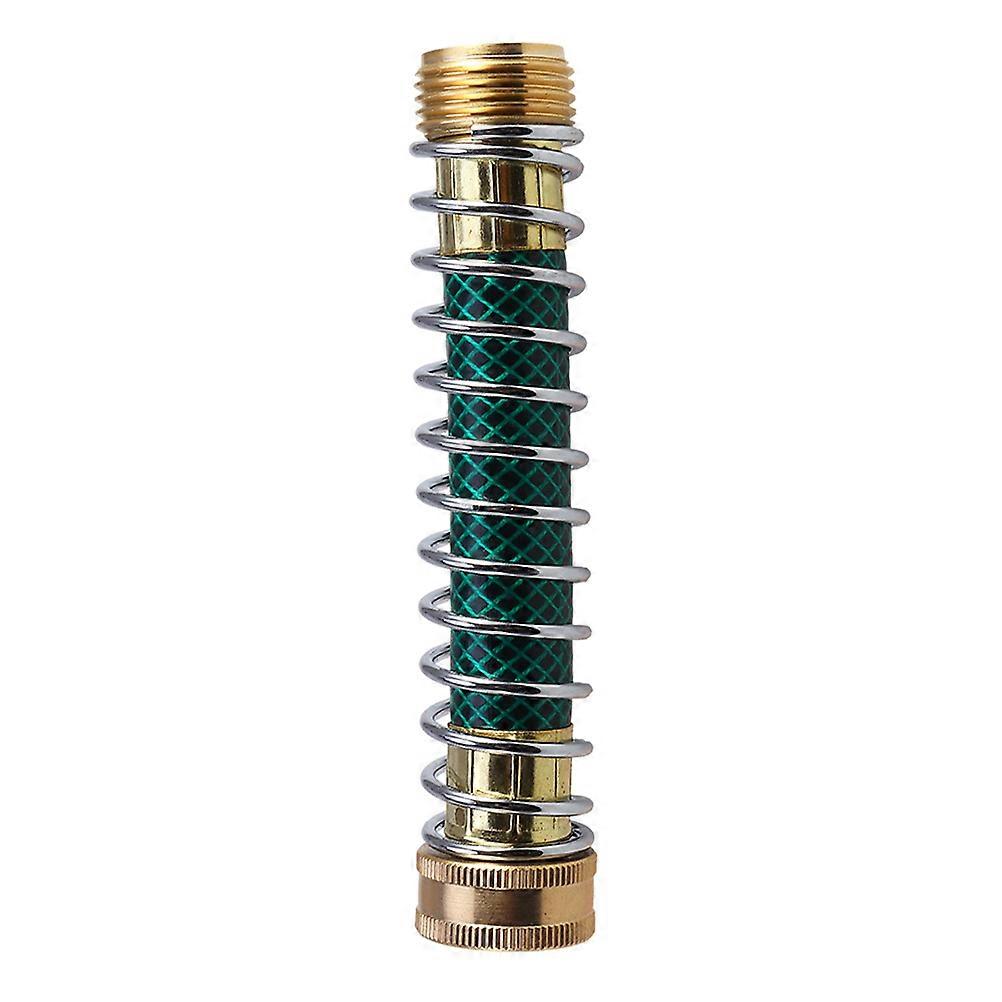 2pcs Brass Quick Connection Spring Hose Tube Connector for Irrigation Lead Green