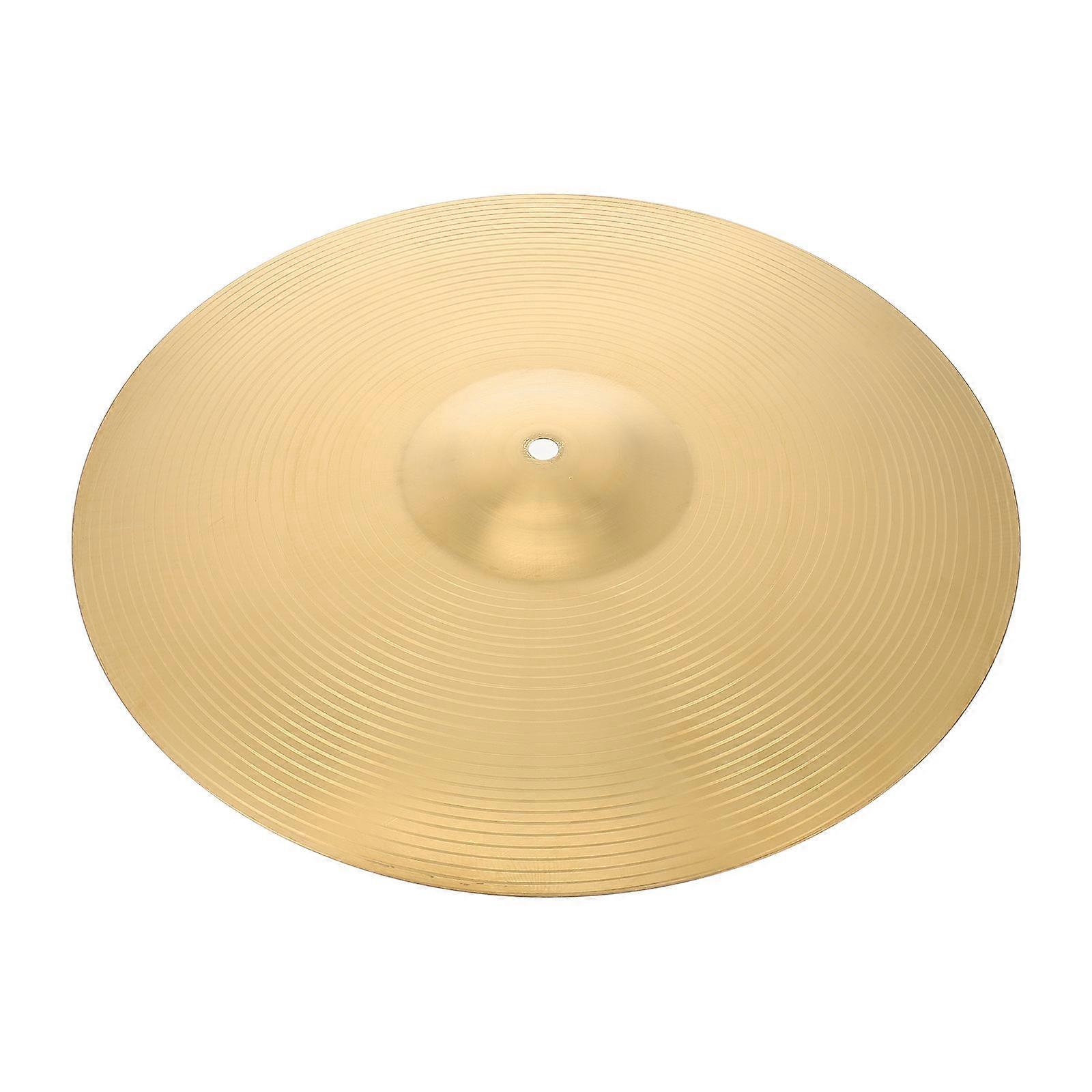Brass Cymbal Jazz Drum Part Replacement For Friends Learning Drums Round Size 40X40X0.2CM 1Pack