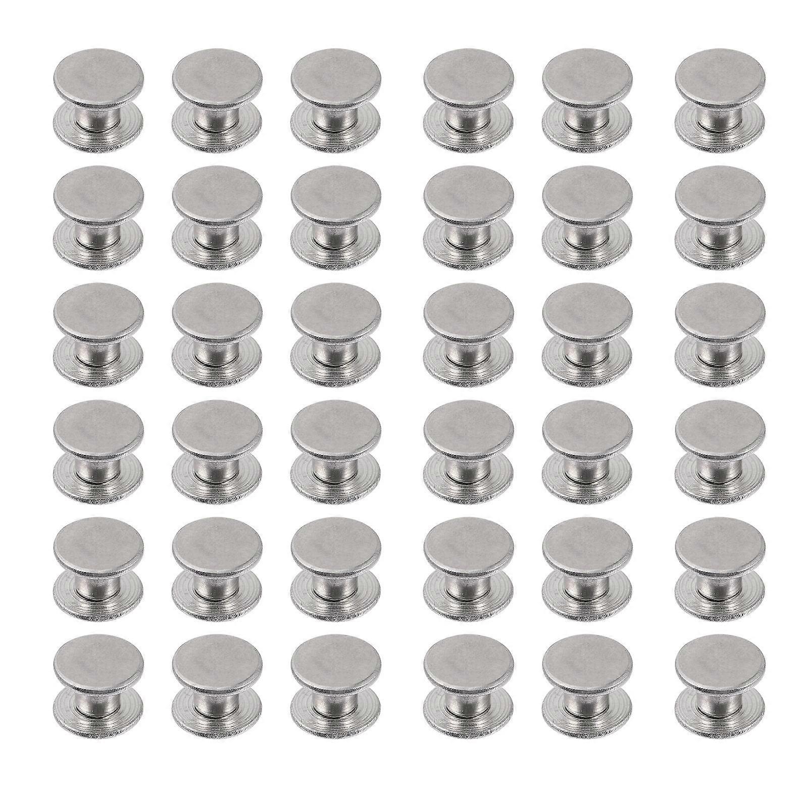 50 Sets Butt Screw Nut Binding Screws Posts for Photo Albums Binding