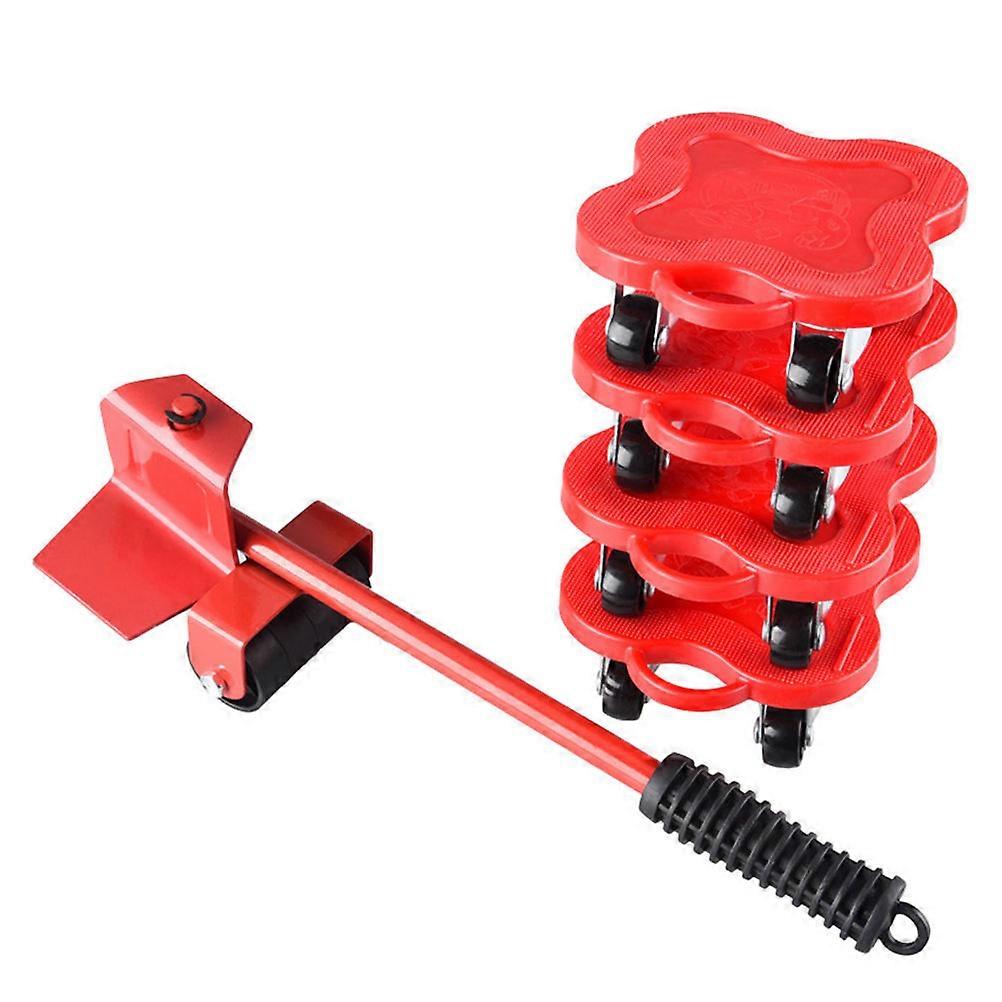 Moving Tools for Home Red Household Shifter Furniture Transport Set 30x10cm Moving Heavy Objects 1 Set
