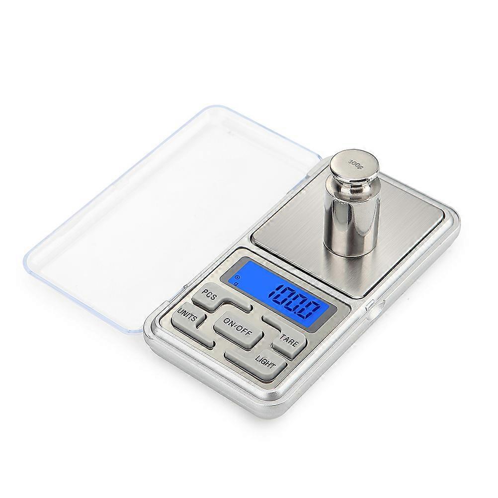 Digital Jewelry Weight Scale 500g Perfect For Mailing And Weighing Medication 12x6.2x2cm Including Easy-To-Read Backlight 1Set