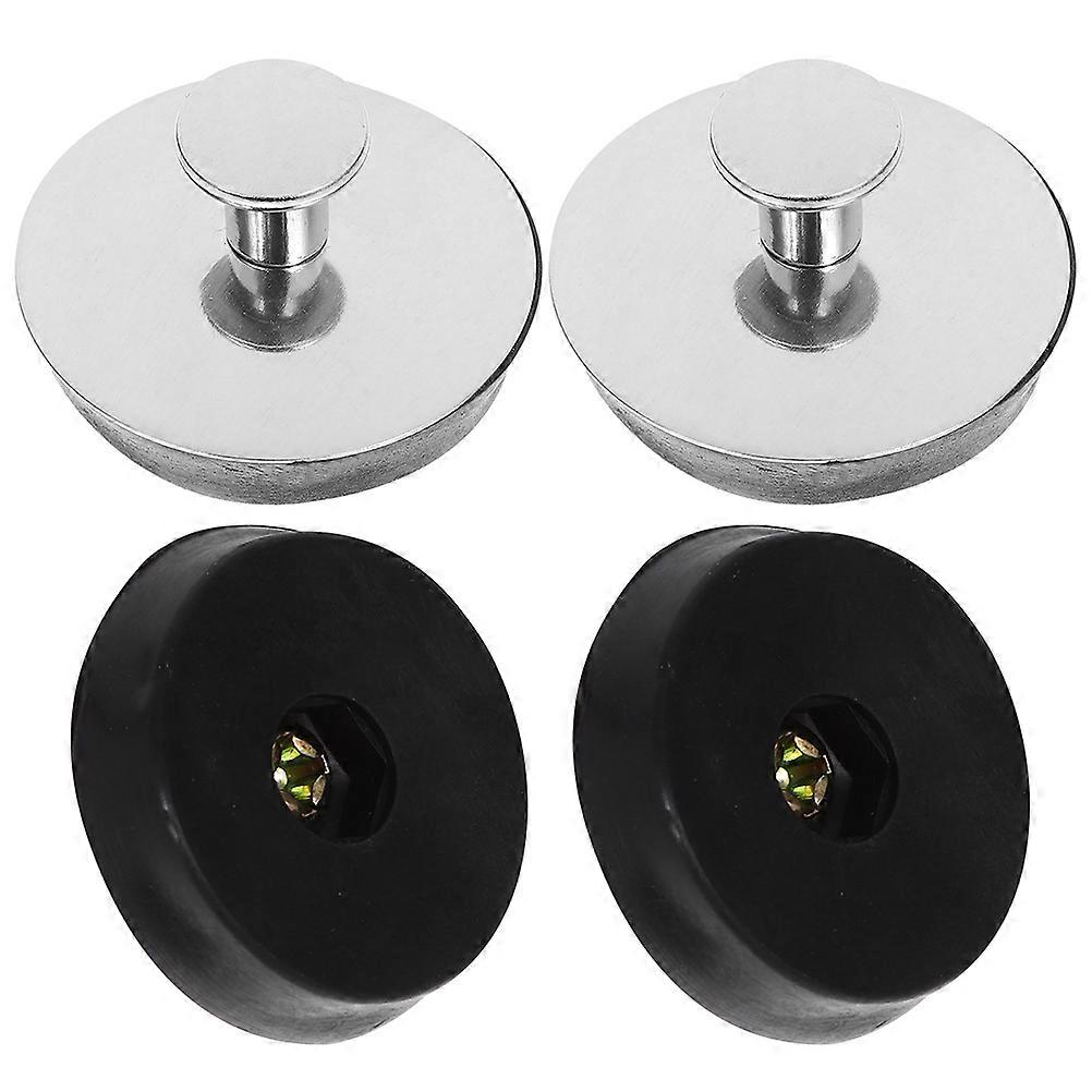 Stainless Steel Sink Drain Stopper for Easy Installation and Odor Prevention in Bathrooms 4 Pieces