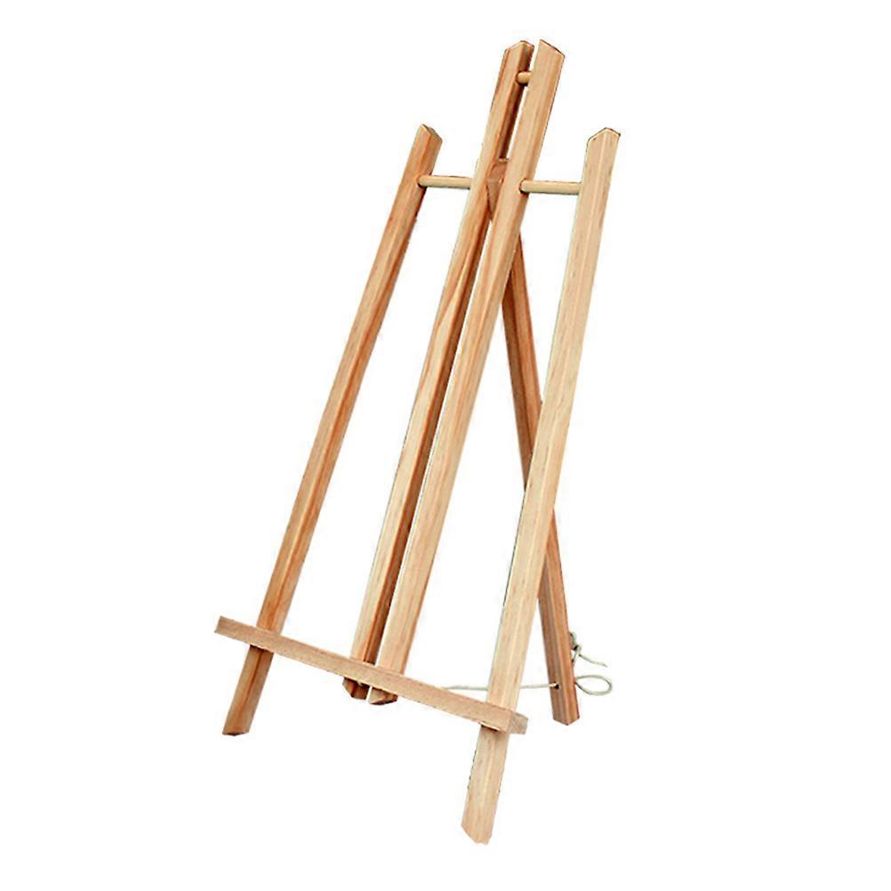 Sturdy Display Easel Stand Mini Trapezoid Frame For Advertising In Art Studio And Khaki Color For 1Pack