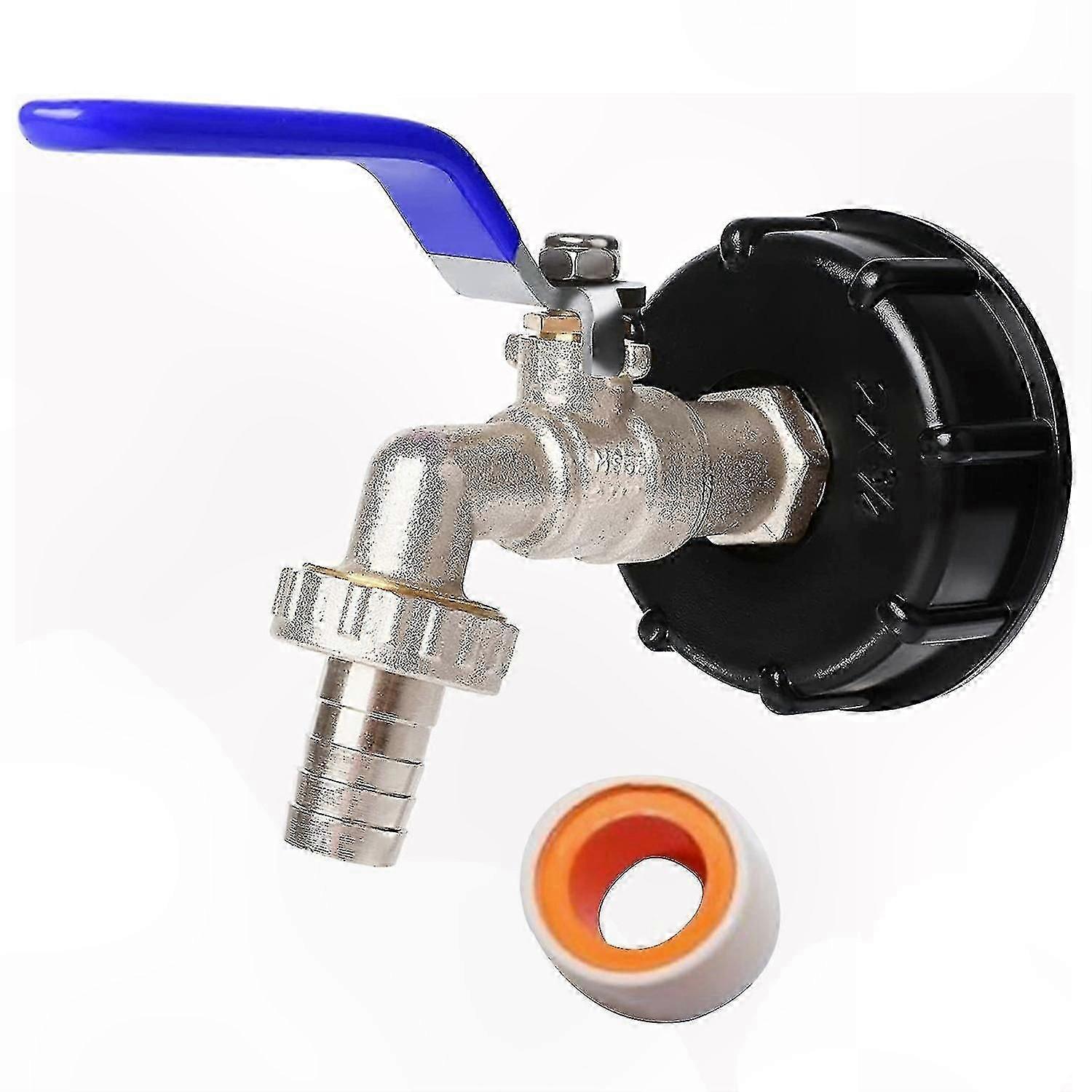 3/4 Inch Adapter Valve for IBC Tank Accessory, Compatible with S60 X 6 Container System