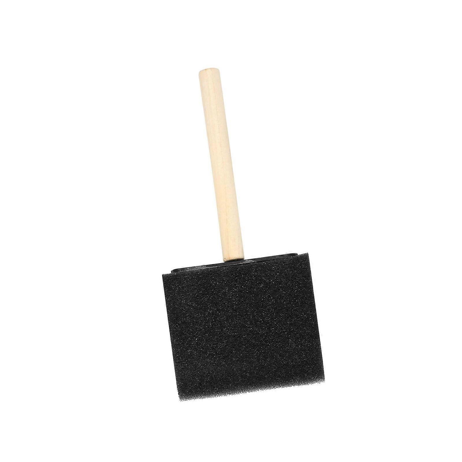 Multisize Foam Paint Pinsel Wooden-Handled Foam Brush For Craft Projects And Art Supplies Home Decor 7.5 Cm Wide Set