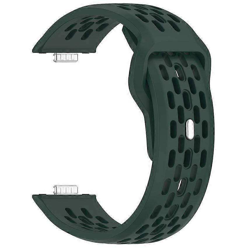 Watch Strap Mesh Reverse Buckle Watch Band for HUAWEI Watch Fit4/Watch Fit4 Pro/Watch Fit3 Meditation Green