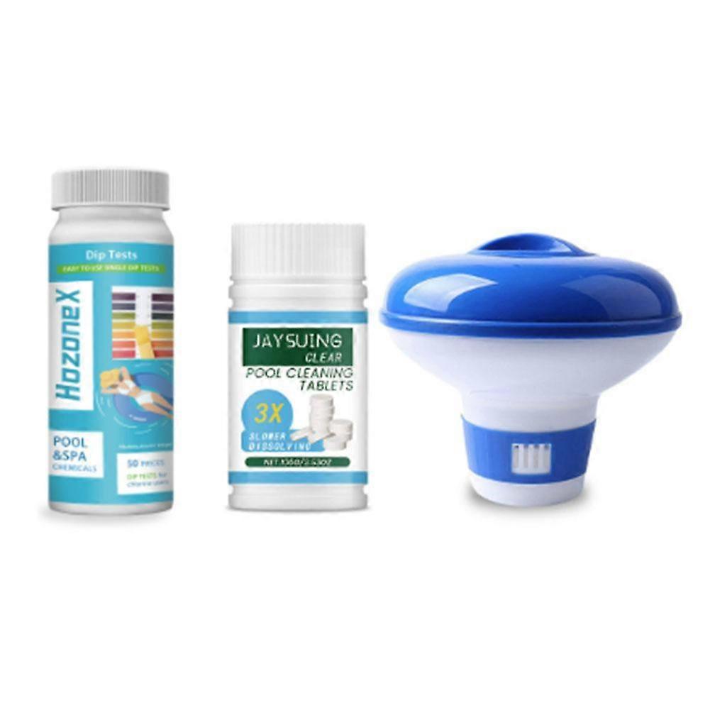 Swimming pool effervescent tablets for cleaning pools fast dissolving chlorine