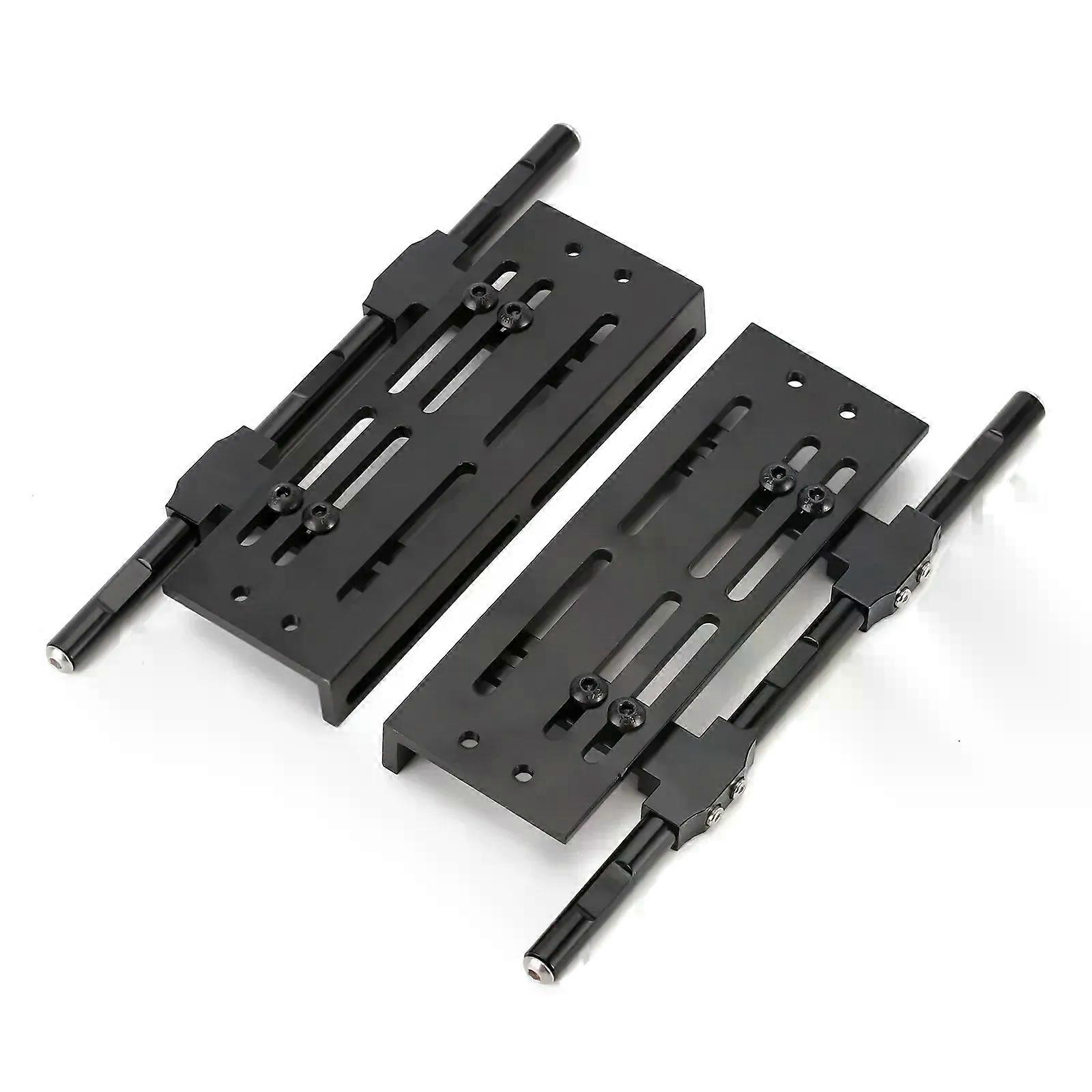 2Pcs Metal Rock Sliders Adjustable Pedal Side Step Board for 1/10 RC Crawler Axial SCX10 Upgrade Parts