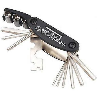 Multi-Function Bike Tool Kit - Mountain Cycling Set (Black)