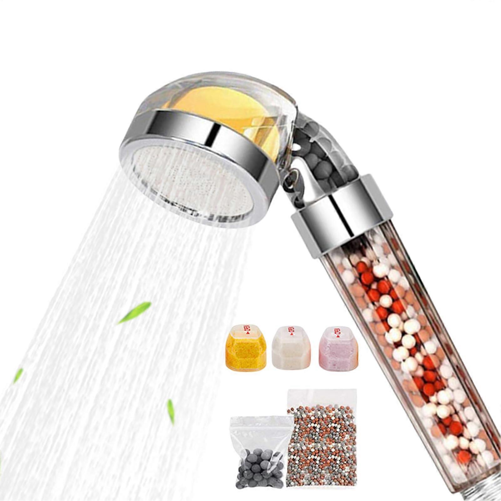 Shower Head for Hard Water Filter Shower Head Water Saving Handheld Powerful Flow Rain Showerhead