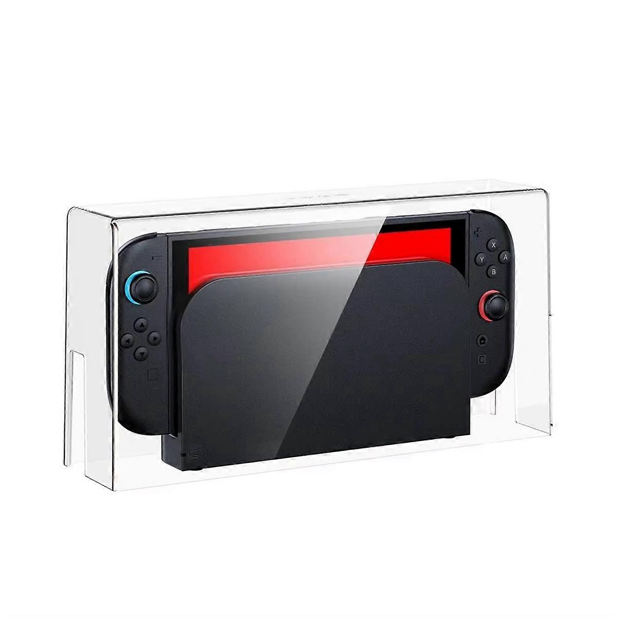 Transparent Base Box for Switch2 Game Console Dustproof Waterproof Acrylic Protective Host Shell Ga