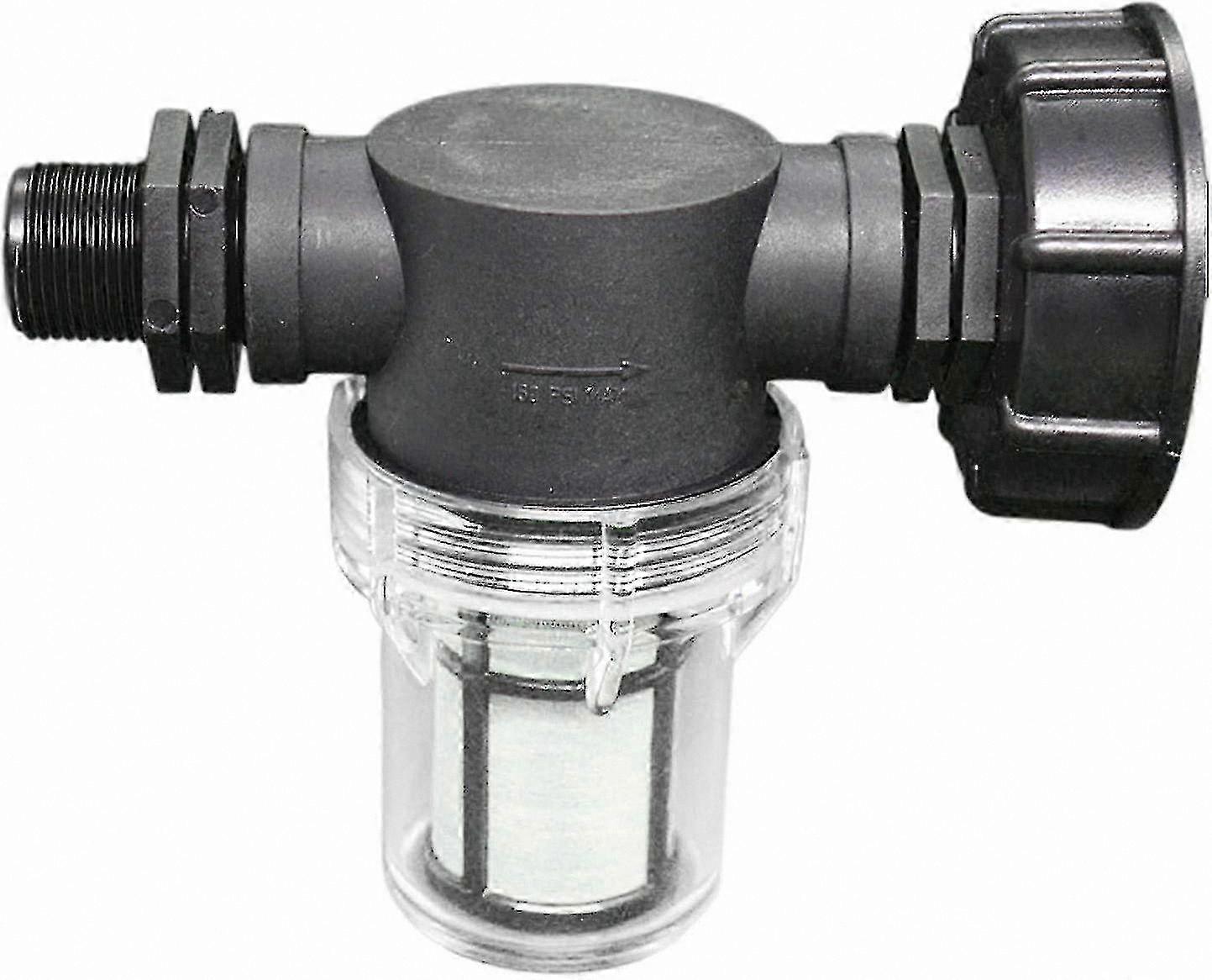 Rainwater Collector Connector with Filter, 1000L Tank Adapter for Garden Hose Fittings