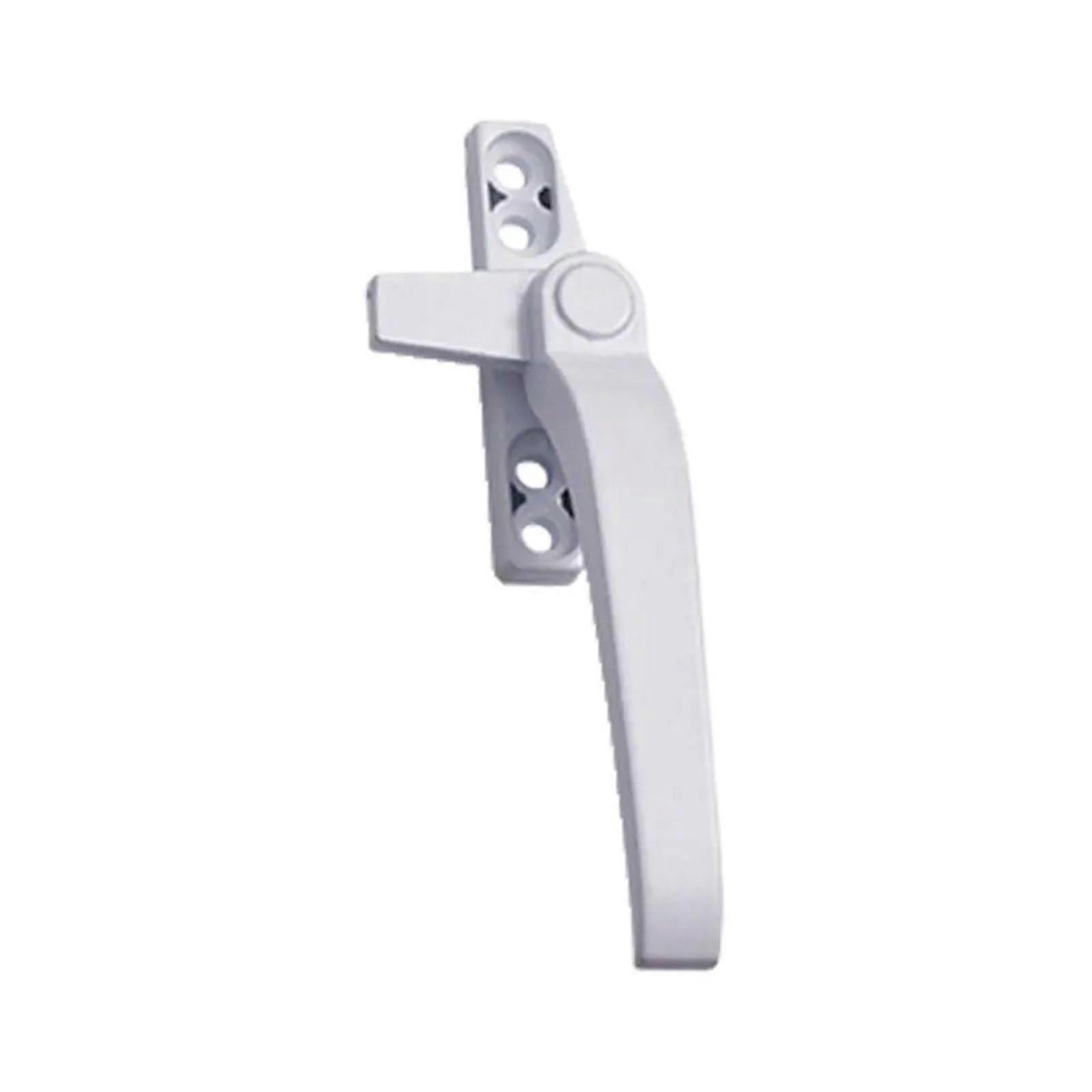 Window handle locking latch, doubleglazed casement handles for terraces, windows (White Right)