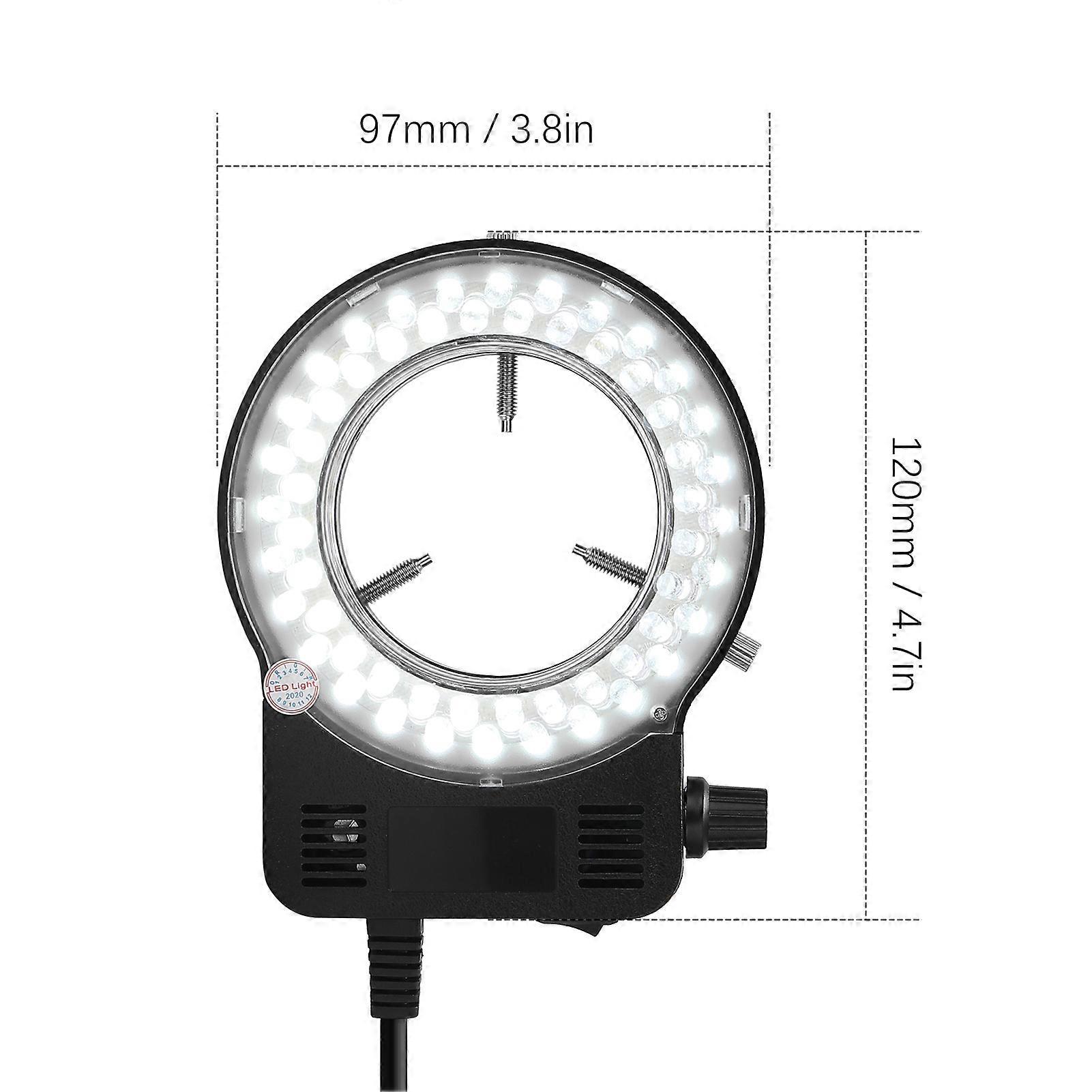 LED Round Light for Microscope Lamp for Microscope Brightness Adjustable Microscope Light