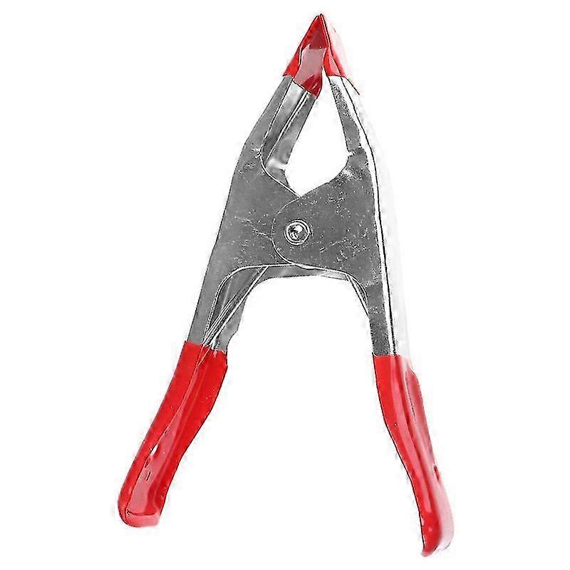 Metal clips, springs, set of 6, 50 mm span, images, swimming pool, 150 mm bars; red