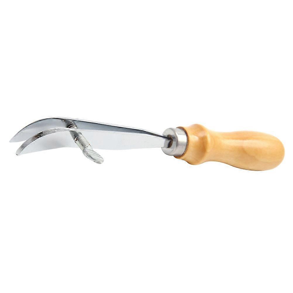 Craft Edge Beveler Tool for Diy Projects Made of Steel and Wood for Crafting 1Set