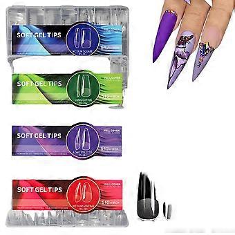 Nail tips, No filing required, Multiple styles, 512-piece set, Daily nail tips