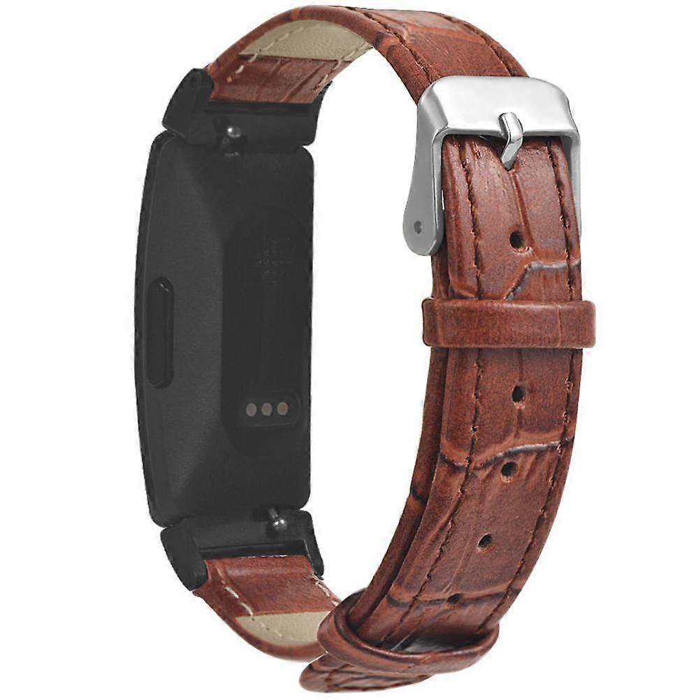 Bamboo Grain Watch Strap Brown Replacement Band for Inspire Models Easy to Install for Any Occasion