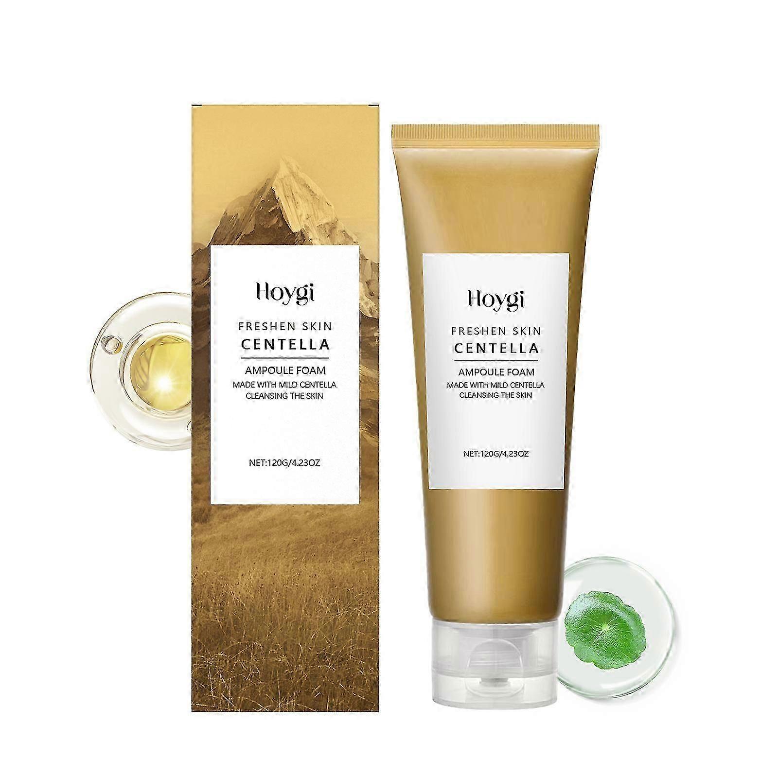 Hoygi Centella Asiatica Moisturizing Cleanser Gentle cleans the skin, delicate pores, refreshing, moisturizing and moisturizing cleanser