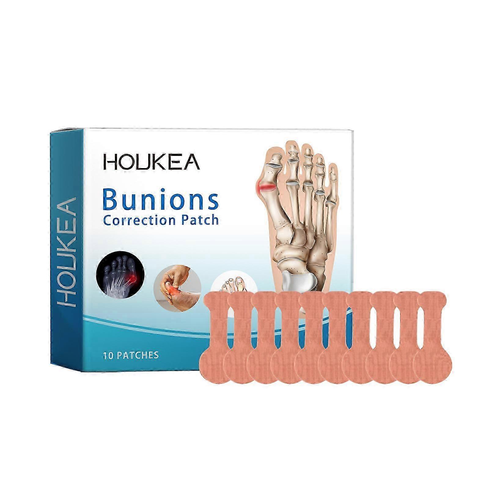 Houkea bunion toe care patch, toe separation, anti-friction, relieve discomfort, daily toe care patch