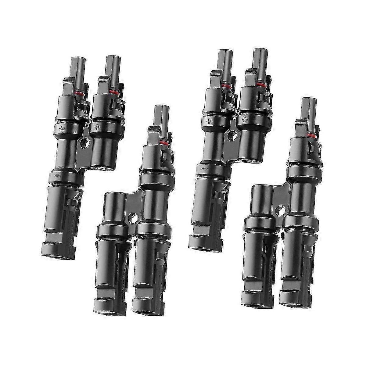 2 Pair Branch Y Connector In Pair +ffm For Parallel Connection Between Solar Panels, 1 Brunch