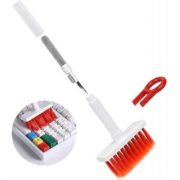 1 Piece (Red) Distinctive Style Keyboard Cleaner 5 in 1 Cleaning