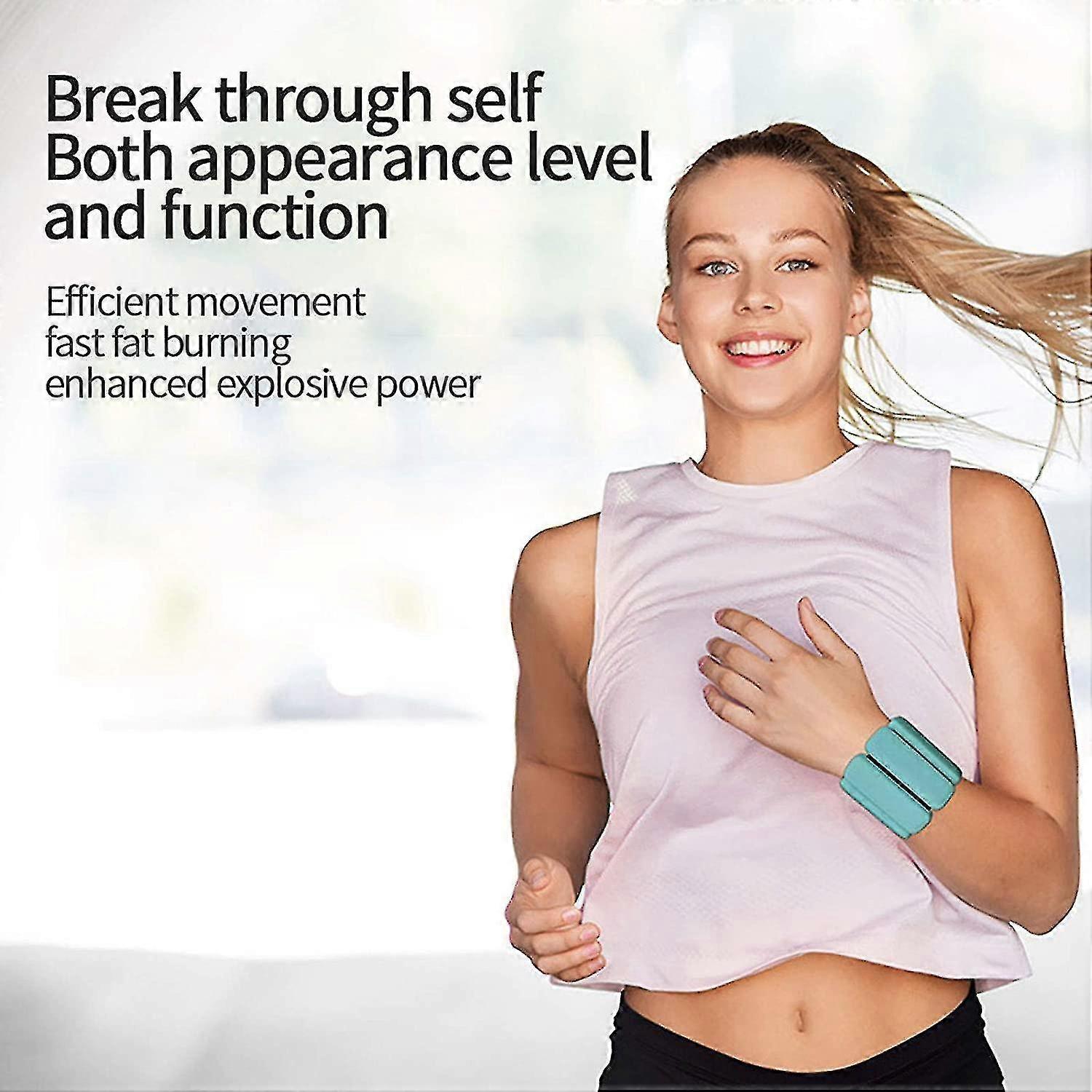 Wrist Weights, Ankle Weights Strength Training, Each Pair 2 Lb, Adj...