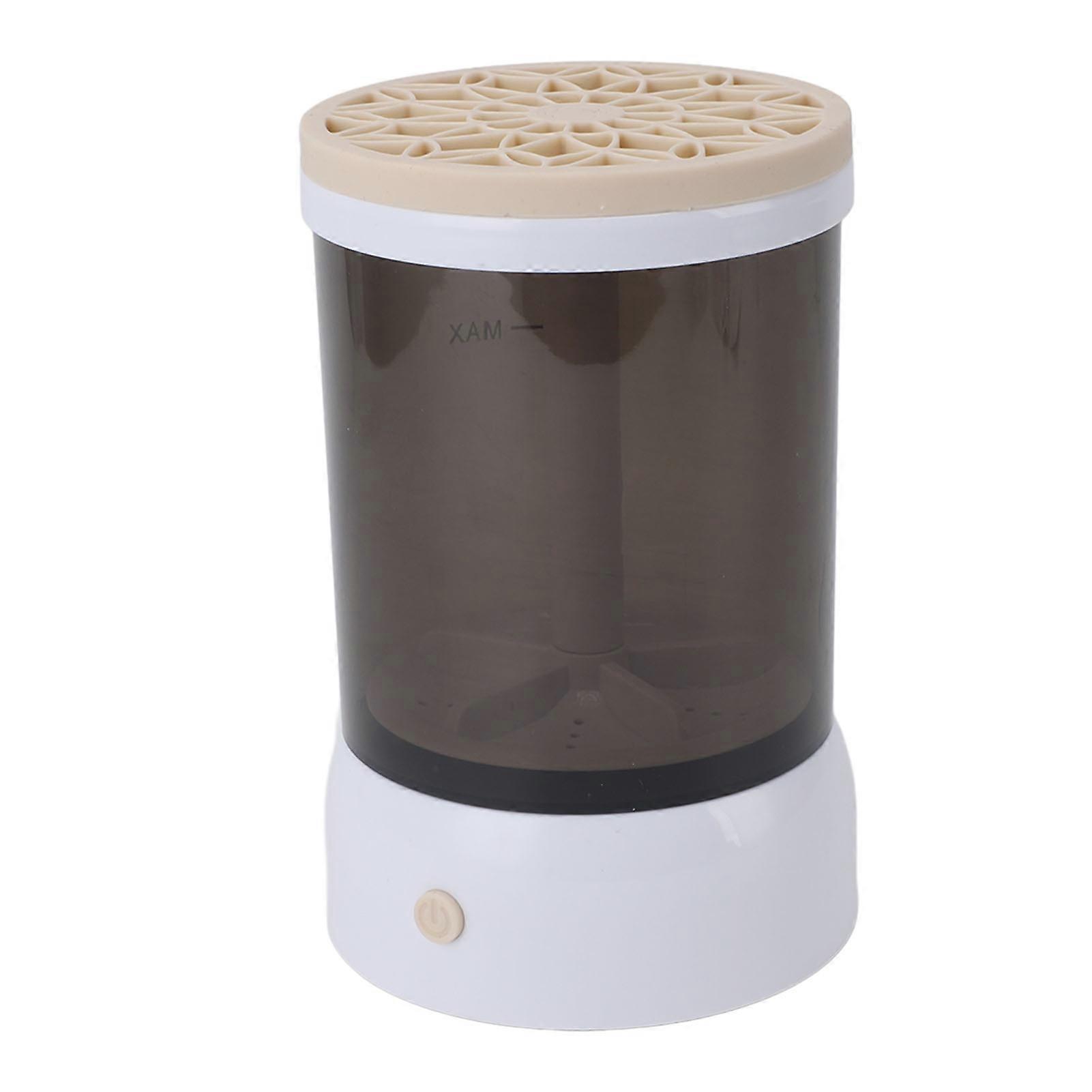 Makeup Brush Cleaner Machine USB Quick Dry Portable 155x100mm Khaki
