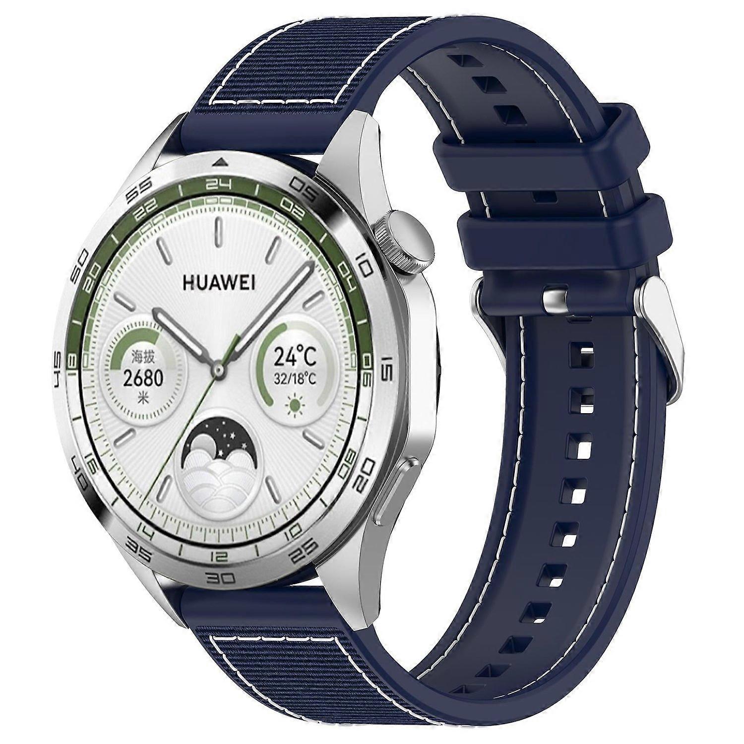 Hybrid Nylon Braid Silicone Strap 22mm