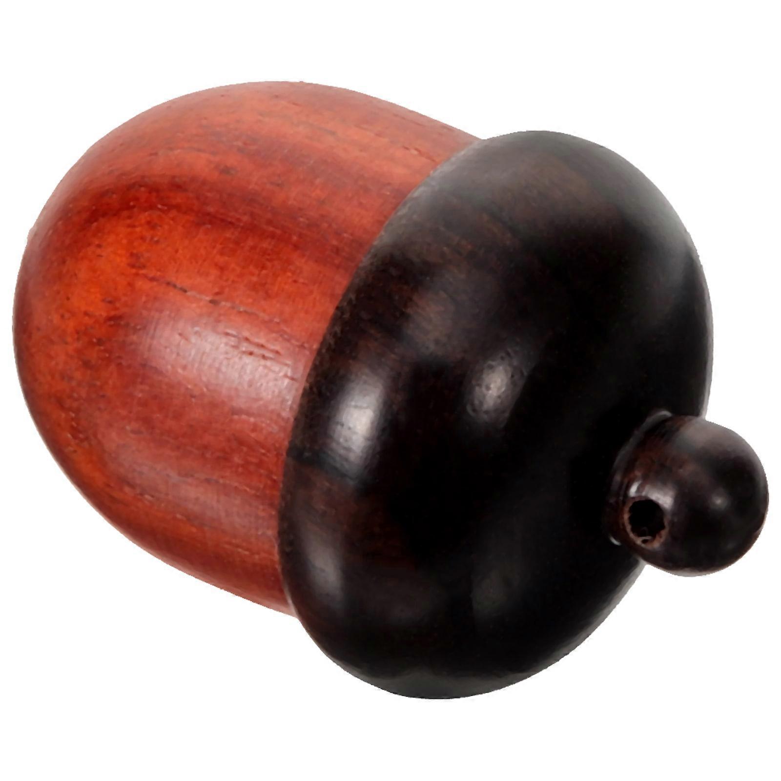 Durable Wood acorn Charm for DIY Jewelry Crafting Dark Brown Elegant Design 0.8 inch