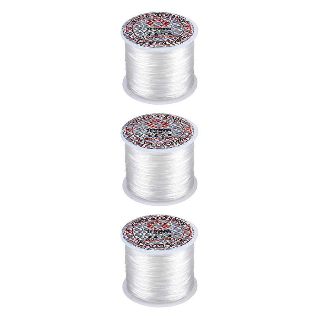 1/2/3/5 60M Beading Thread Flexible Cord Jewelry Making String Accessories White