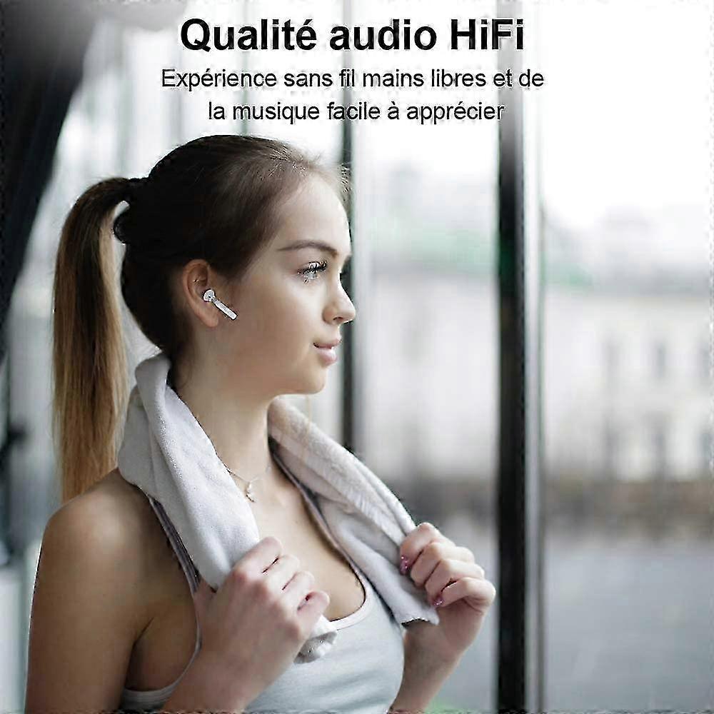 2025 QCY T7 TWS Bluetooth Kopfhörer weiß