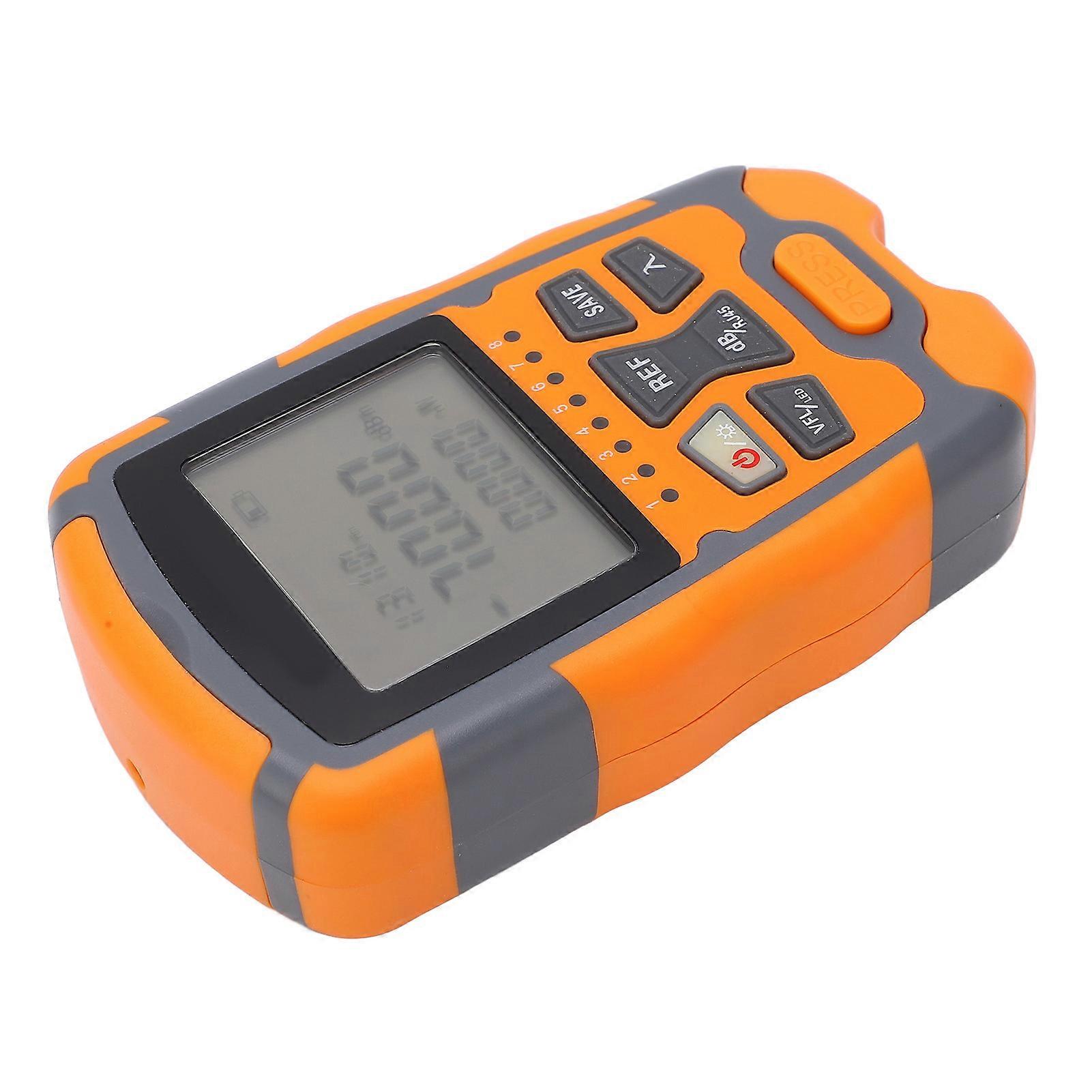 Handheld Optical Power Meter AUA M70 30mW Fiber Tester LED Light