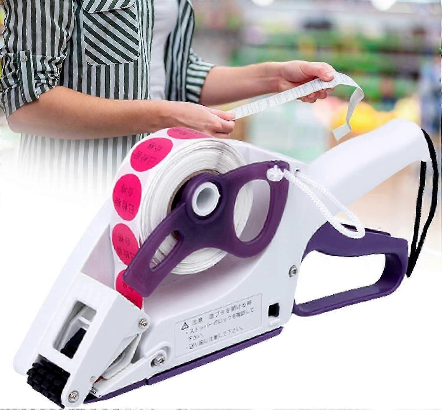 Label Applicator, Fast Hand-held Labeling Machine, Continuous Labeling Without Paper Jam, Suitable for Companies with Large Warehouses and Lots of Goo