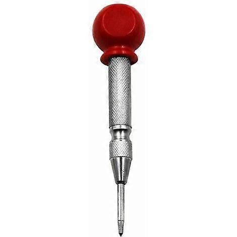 5 Inch Automatic Center Punch Tool with Cushion Cap and Adjustable Taper