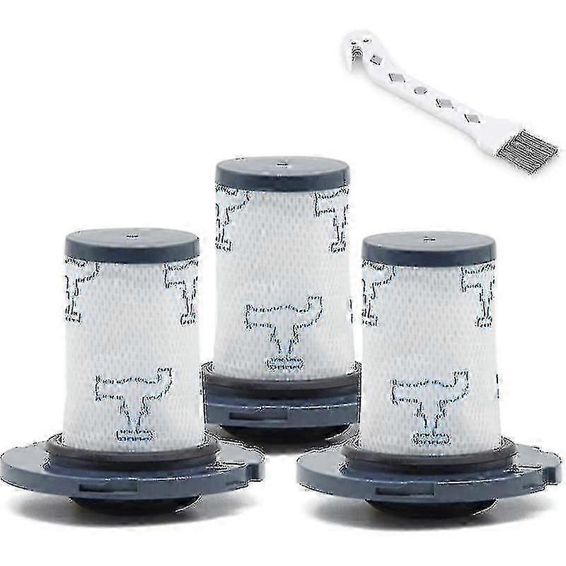 Pacote com 3 Filtros de Substituição HEPA para Aspirador de Pó X-Force Flex 11.60, Compatível com a Série Rh98xx (Rh9829/Rh9878wo/Rh9879wo)