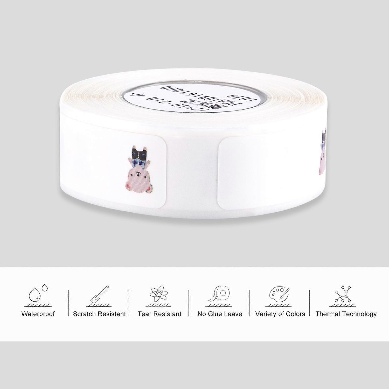 210pcs 12x30mm Waterproof Thermal Barcode Labels, Tear Resistant