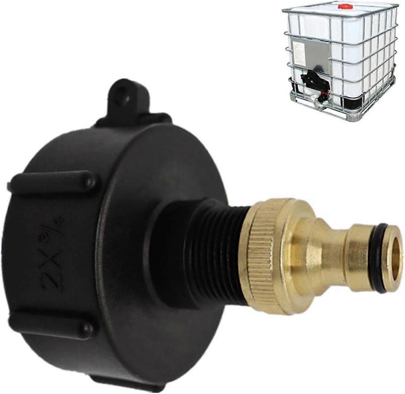 Quick Connect Nipple for 1000 L Tank, S60X6 IBC Multitank Tap Connector, Hose