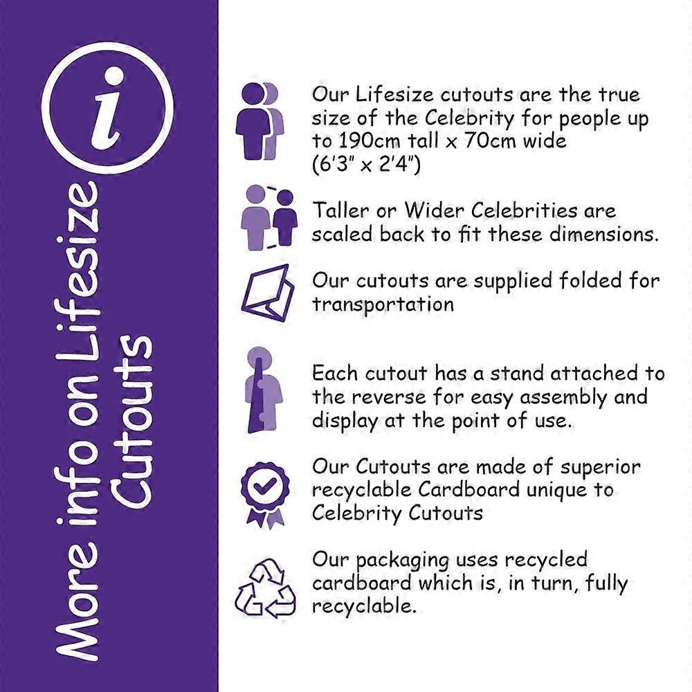 Jeanne Goursaud (White Top) Cardboard Cutout (lifesize OR mini size). Standee. Stand Up.