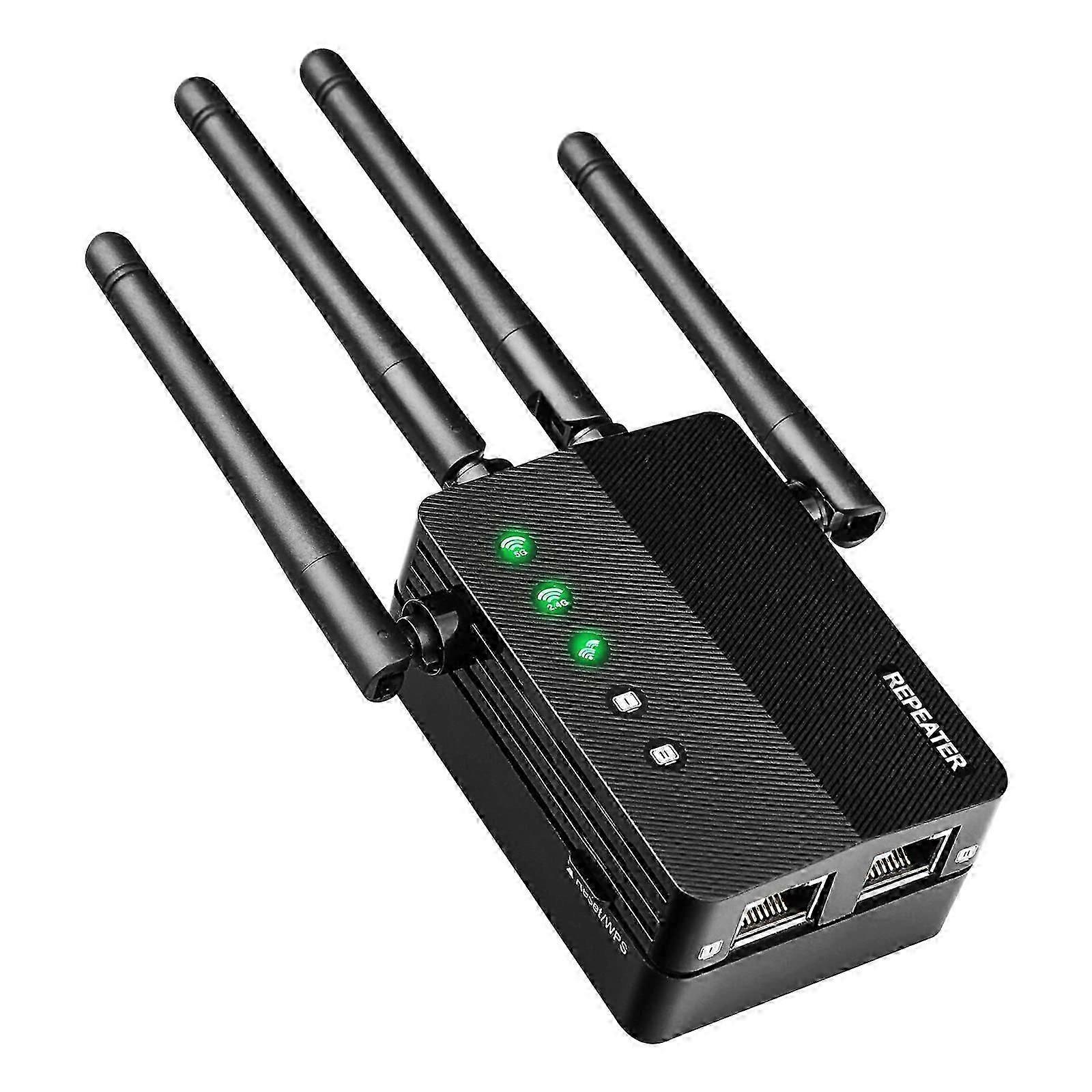 Wifi Extnder ، Wifi Booster ، غطاء يصل إلى 12880 قدم مربع و 105 جهاز ، 1200 ميجابت في الثانية قوي على الحائط